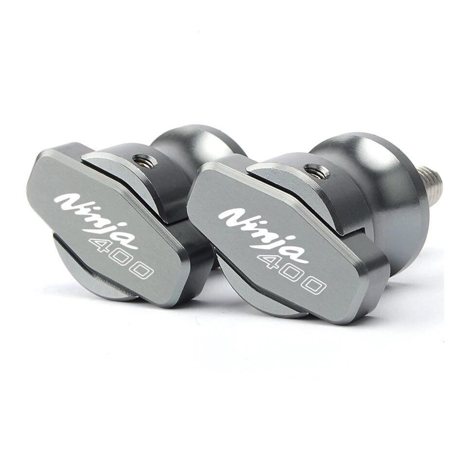 8mm Motocyklové CNC Hliníkové Cievky kyvnej vidlice Skrutky pre zadný stojan Posuvníky Príslušenstvo Pre Kawasaki Ninja 400 2018- ninja 400