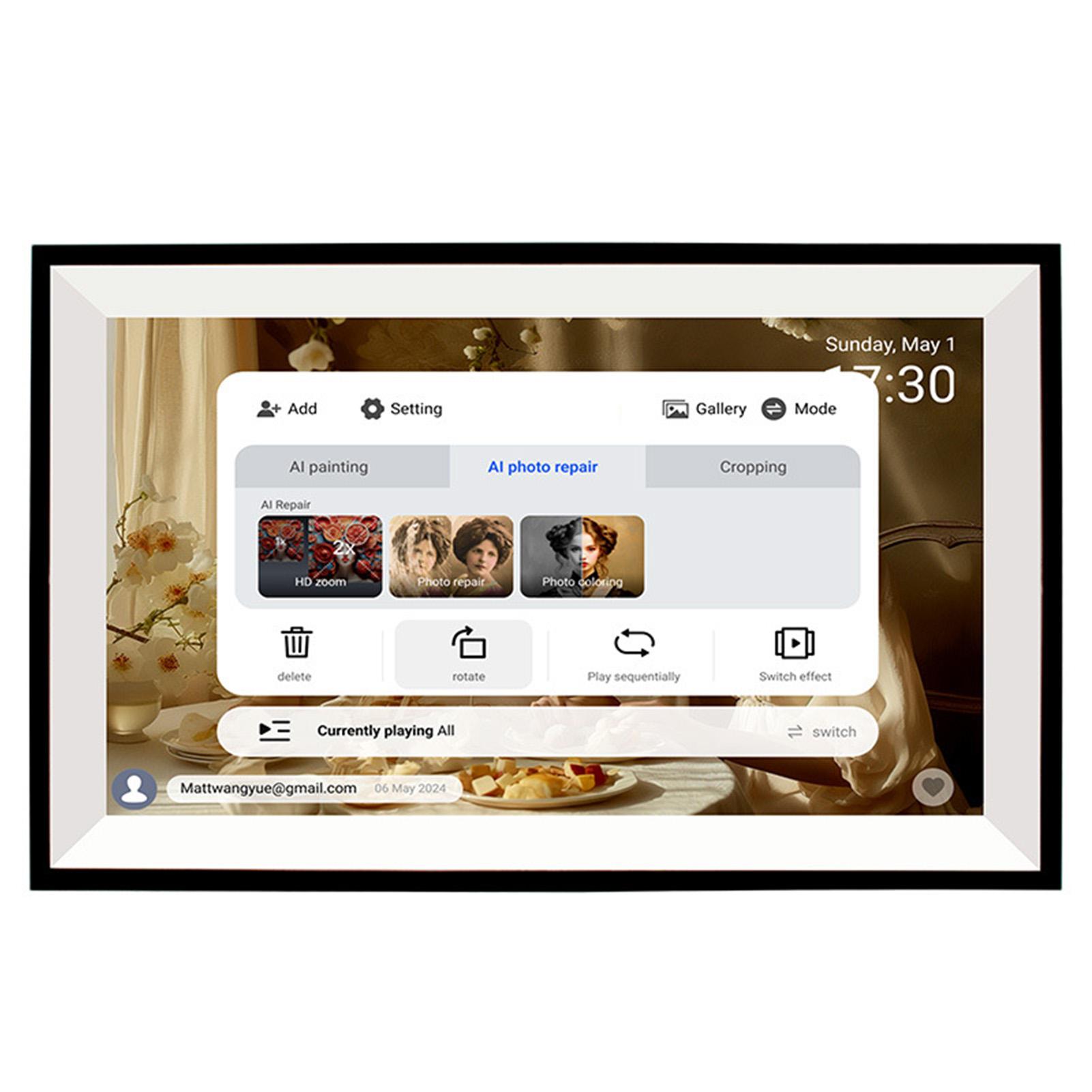 

15.6 Inch Smart Digital Calendar Electronic Chore Chart Family Planner 1080P Interactive Wall Or Desktop Installation Black F e