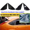 2PCS For Ford Focus MK2 Hatchback 2005-2011 ABS Rear Window Louver Shutter Cover Side Vent Trim Windshield Car Accessories