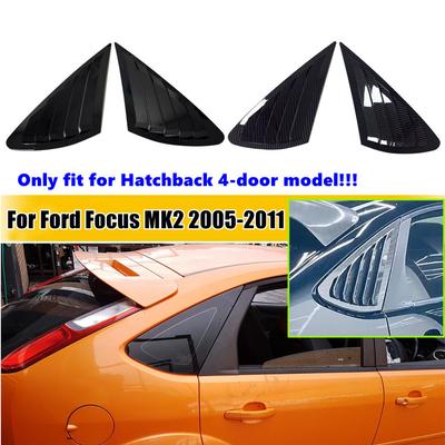 2 ΤΕΜΑΧΙΑ Για Ford Focus MK2 Hatchback 2005-2011 ABS Κάλυμμα Περσίδας Πίσω Παραθύρου Πλαϊνό Κάλυμμα Αεραγωγού Παρμπρίζ Αξεσουάρ Αυτοκινήτου