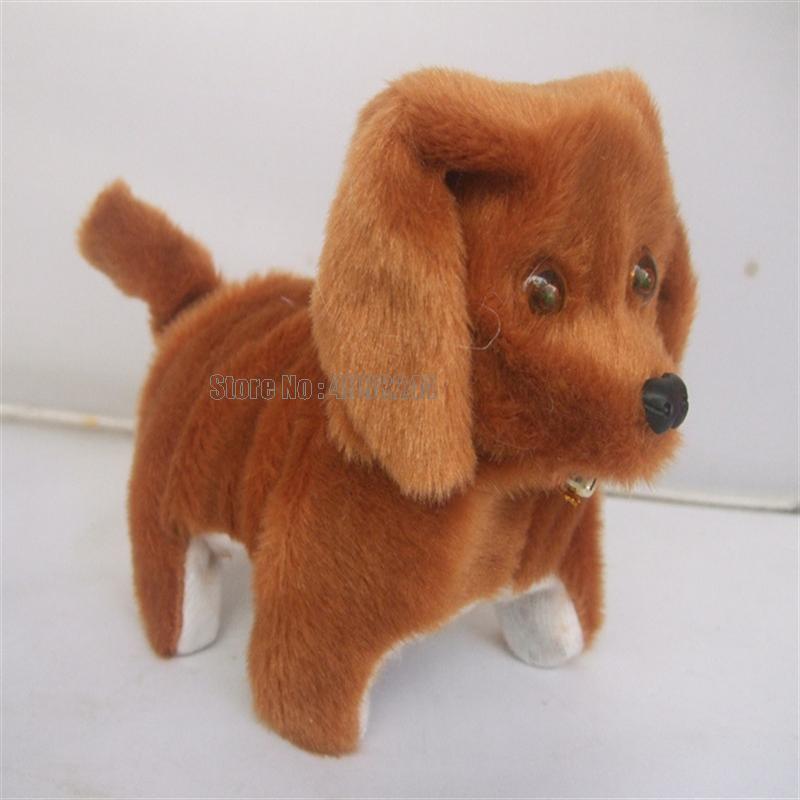 

Милый Прекрасный Колокольчик Электрический Вперед Назад Щенок Лай Глаза Светящиеся Собака Кукла Плюшевая Мягкая 12см Игрушка 12cm коричневый