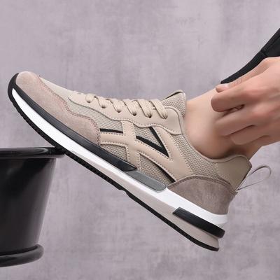 Frühlings- und Herbstschuhe für Herren, atmungsaktive Mesh-Freizeitschuhe, Outdoor-Sneaker mit niedrigem Schnitt, Laufschuhe, lässig, leichte Papa-Schuhe mit weicher Sohle