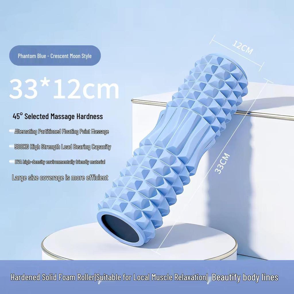 Crescent Foam Roller for Muscle Relaxation and Yoga
