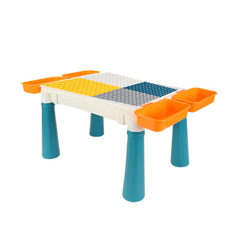 Large Multi-Functional Children's Building Blocks Table Educational Assembly Toy Study Desk for Boys And Girls Big Granular