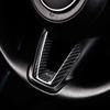 Carbon Fiber Car Steering Wheel Decor Cover Trim For Mazda 6 Atenza 2018-2022
