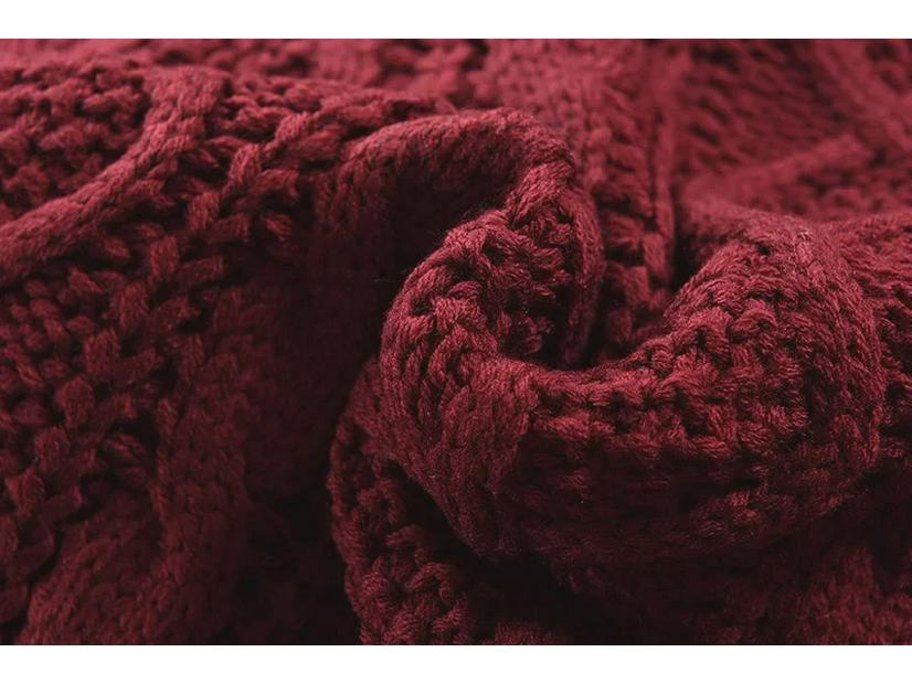 Pánský evropský a americký žakárový kardiganový svetr přes hranice, těžký s dlouhým rukávem a stojáčkem, 2022