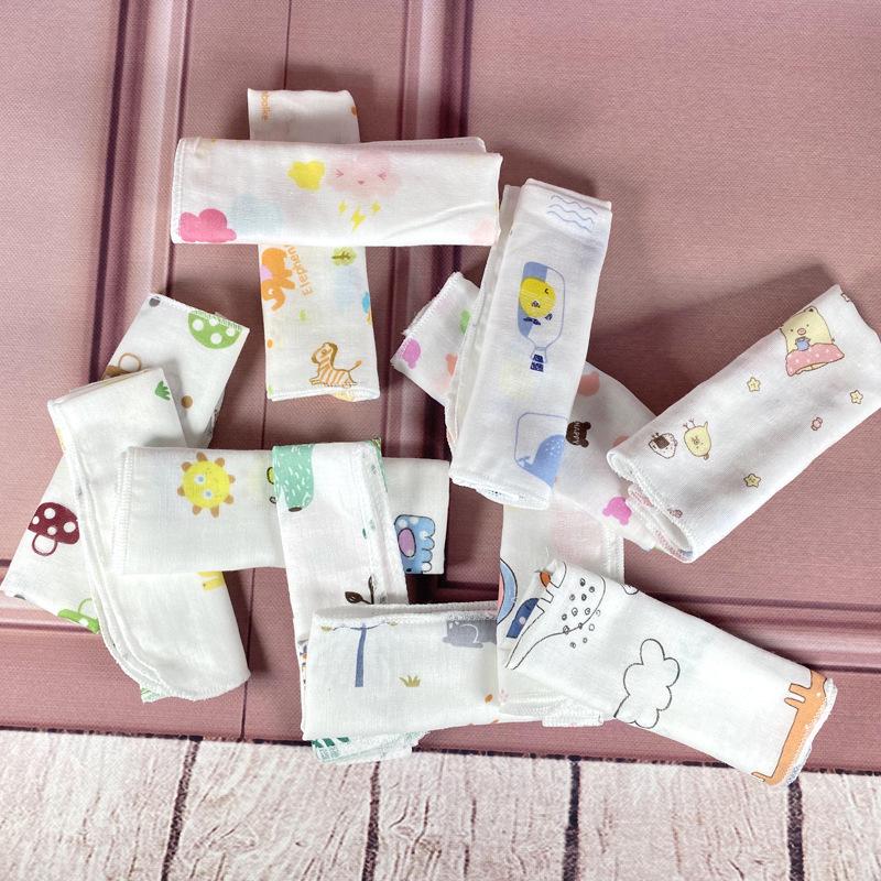 

20x20 Двухслойное муслиновое полотенце высокой плотности с мультяшным рисунком - Детский платок, Банное, Лицевое и Кормильное полотенце.