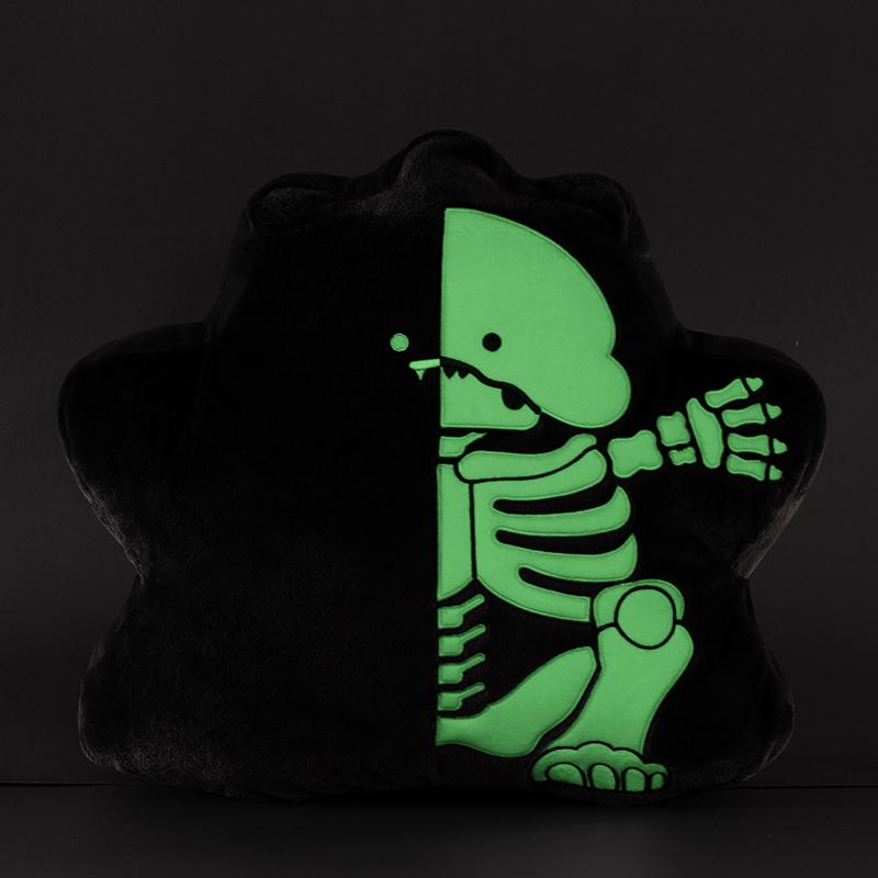 New POP MART YUKI ROAR Glow In The Dark Plush Toy Dolls 45cm 210900219