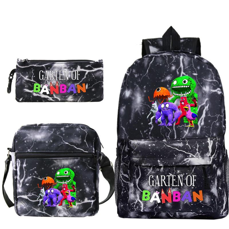 Spotted Garden Primary School Bag Shoulder Bag Pencil Bag Three-piece Set