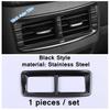 For Cadillac CT4  - 2024 Black Car Window Lift / Handle Bowl / AC Air Vent / Gear Shift Decor Frame Accessories Cover Trim
