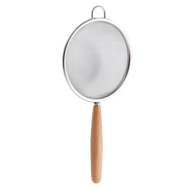Stainless Steel Skimmer Spoon for Flour, Soy Milk, Oil, Juice, and Anti-Scald Kitchen Tasks