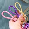 Bear Exquisite Rhinestone Keychain Chic Acrylic Key Holder For Fashionable Women