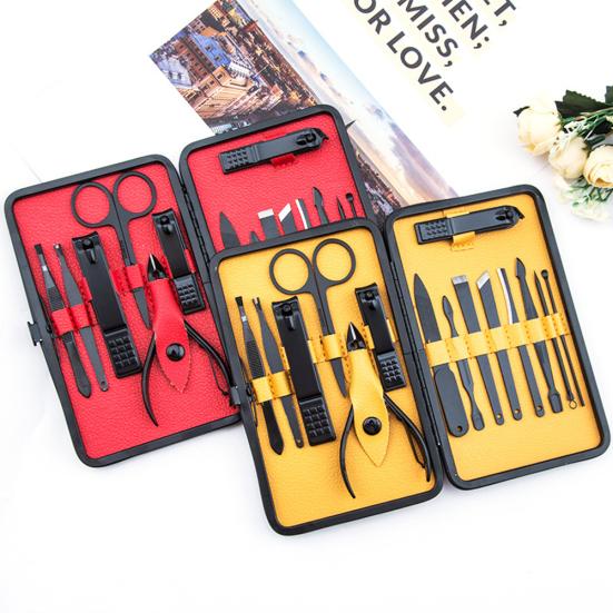 

15Pcs Stainless Steel Nail Clipper Cutter Trimmer Scissor Pedicure Manicure Tool