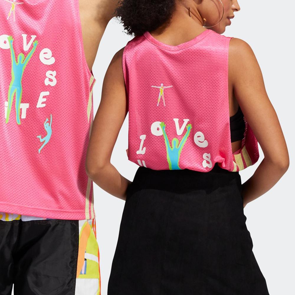 adidas Basketball Jerseys Unisex Semi Neon Pink Moderate Other H56743