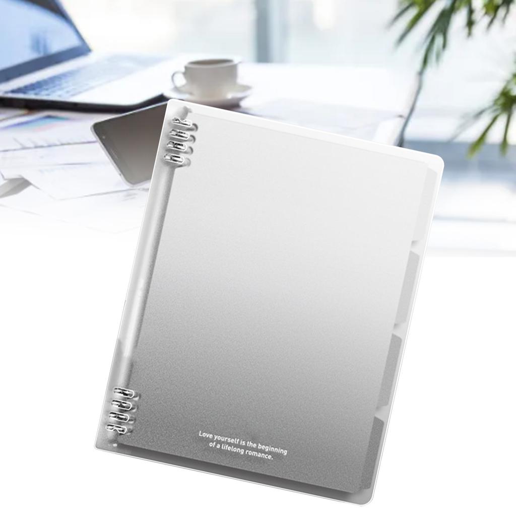 Spiral Notebook 120 Pages Ruled Paper 0.35in Spacing Detachable Ink Proof Thick College Ruled Notebook for Family Office