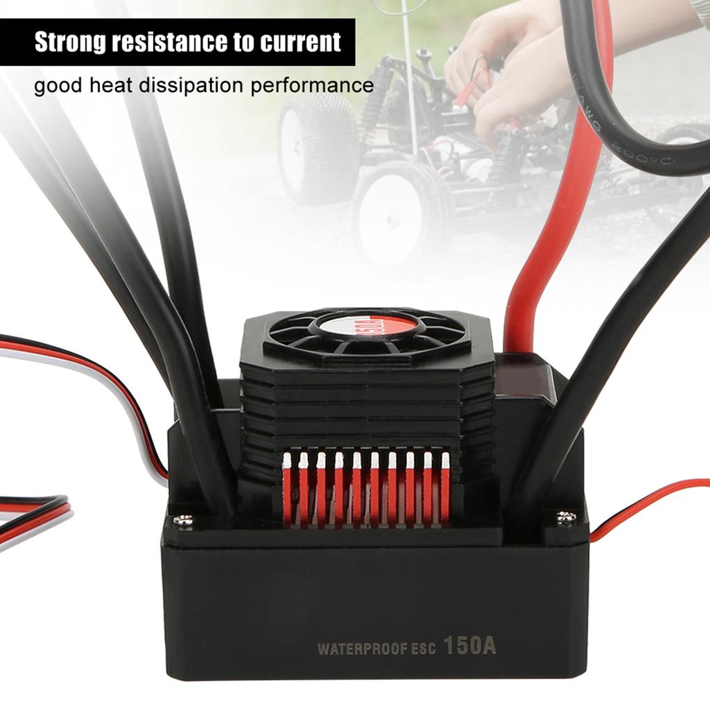 SURPASSHOBBY 150A Waterproof Dust Proof Electric Speed Controller ESC RC Part