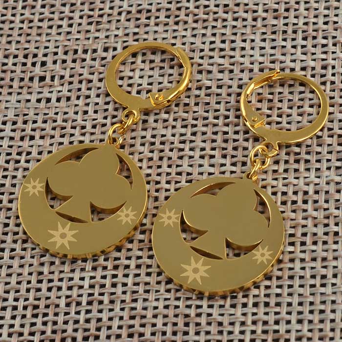 Anniyo Gold Color Earrings for Women Girls Kiribati Earring New Zealand Australia Jewelry Marshallese Micronesia #048221