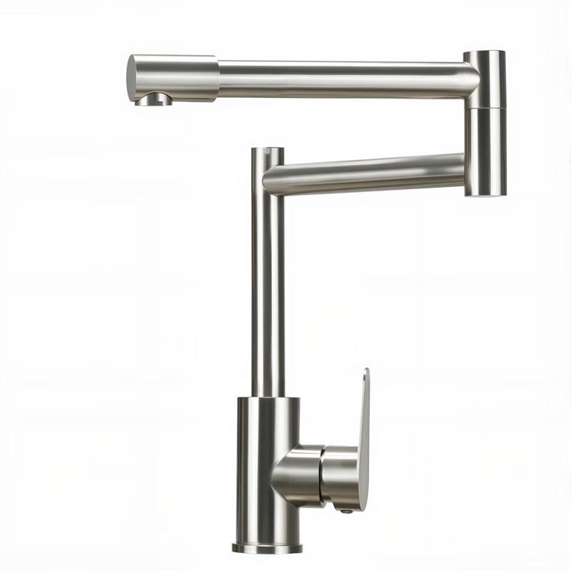 Składany kran kuchenny ze stali nierdzewnej 304