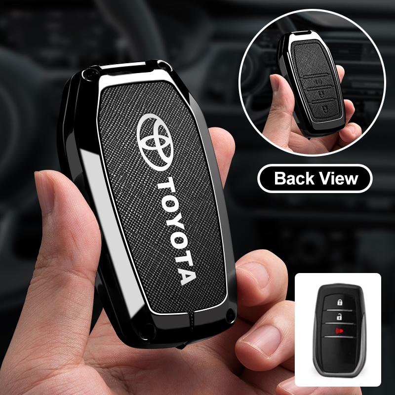 

Car Remote Key Case Cover For Toyota Fortuner Corolla Venza Grand Highlander RAV4 XSE Prime Land Cruiser Hilux 2023 Accessories