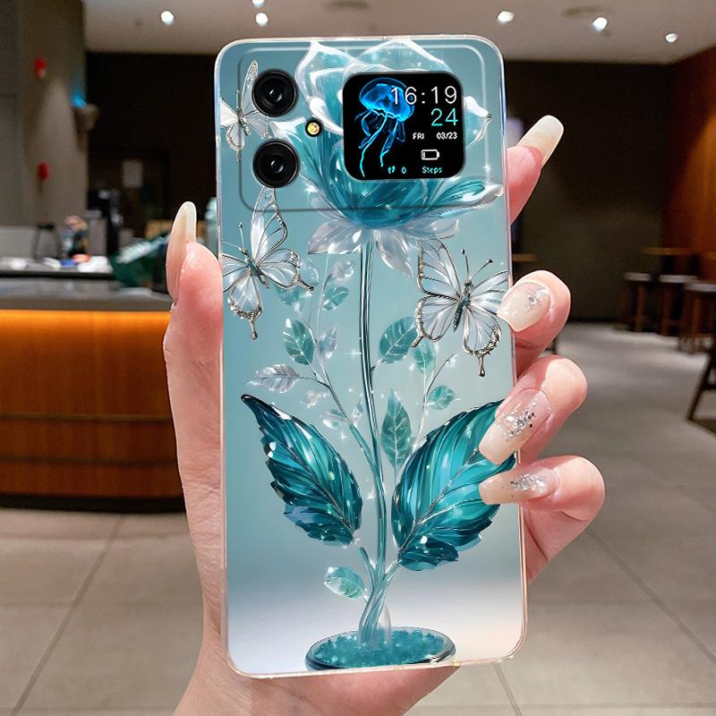 Phone Case For Cubot A20 Butterfly Bow Protective Thin Casing CubotA20 Fundas Coque Transparent Soft Silicone TPU Cover Capa