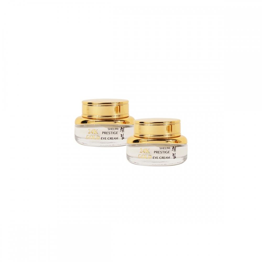  1+1  Shrim 24k Gold Prestige Eye Cream 30ml Premium Anti Wrinkle Functional Moisturizing Elasticity Foundation