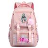 Cartoon Anime Hatsune Miku Printed Large Capacity Backpack for Teenger Student Bookbag Girl Boy Schoolbag Bookbag Women Waterproof Travel Bag