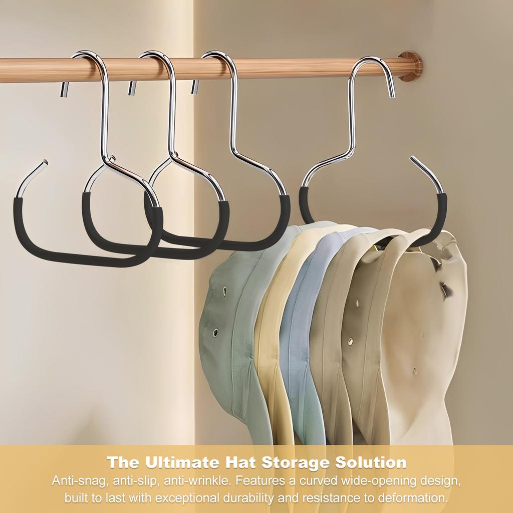 3/5 Pcs Versatile Round Hook, Circle Ring Hat Hanger, Load 3kg,Space Saving,Ideal for Hats Ties Scarves & Bags Storage Accessory