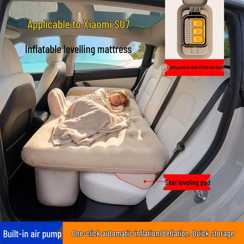 Xiaomi SU7 Car Rear Seat Inflatable Mattress Sleeping Pad