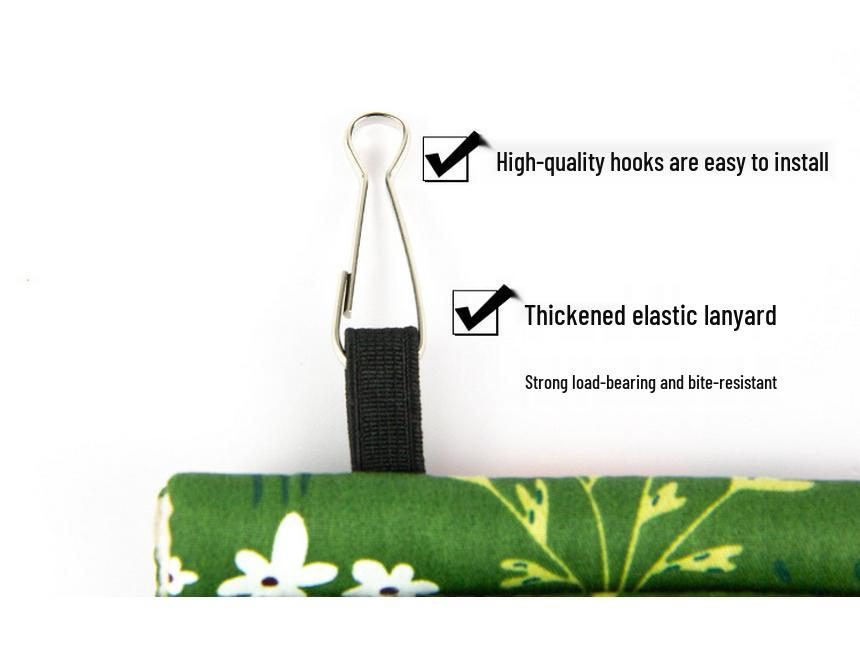 Cozy Autumn & Winter Parrot Nest: Thickened Cylinder Sleeping House for Cockatiels & Peony Birds