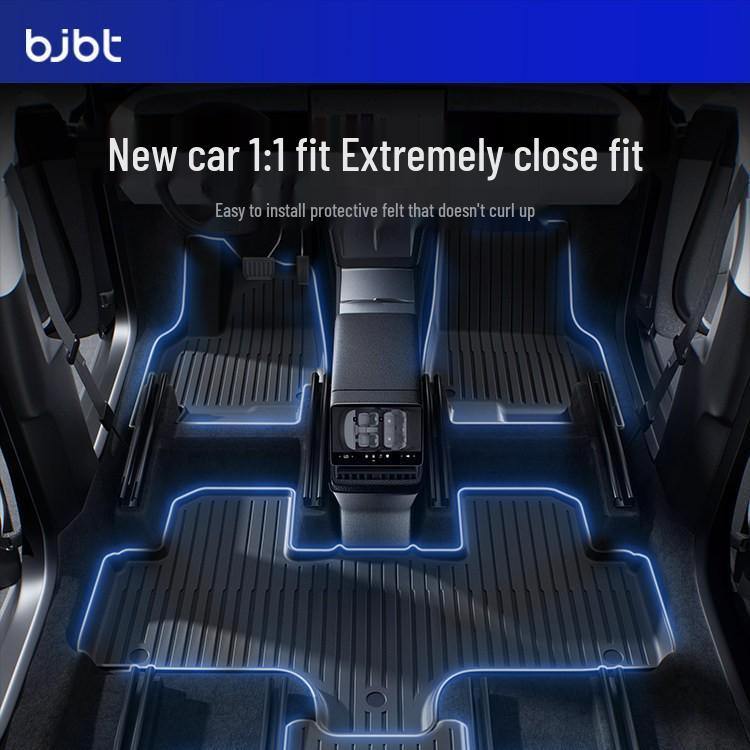 BJBT TPE Floor Mats for Tesla Model Y: Full Coverage, Refreshed Version