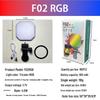 Magnetic Phone Fill Light with Stand - Portable High Brightness Photography Lighting for Live Streaming.
