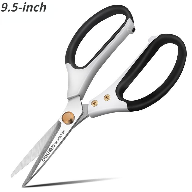 Deli Multifunction Industry Strong Scissors Household Hand Tools Tailor Scissors for Cutting Leather/Fabric/Paper/Fishing Net