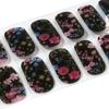 Manicure Solid Gel Gel Nail Stickers Solid Color Semi-cured Gel Nail Stickers