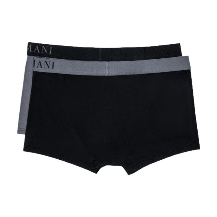 Emporio Armani FW23 Logo Embroidered Boxer Briefs 2-Pack Men Underwear 111210-3F733-41720