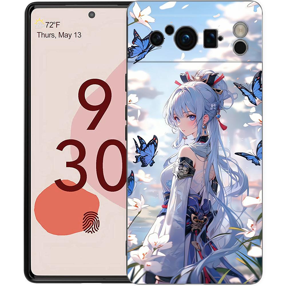

Genshin Impact Wanderer Phone Case For Google Pixel 8 7 6 Pro 6A 7A 5G Soft Silicone Shockproof TPU Black Cover TPU Fundas Pixel 6A