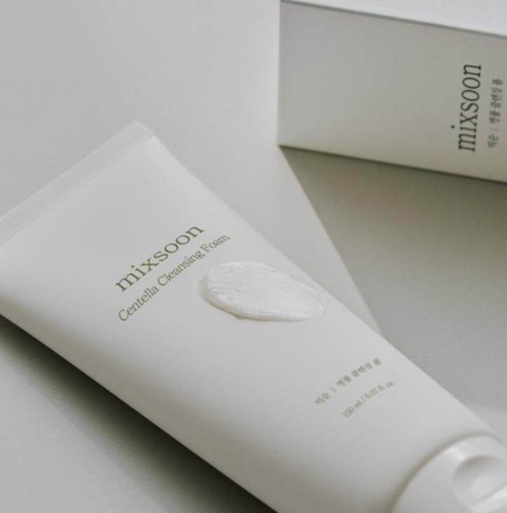 mixsoon Centella Cleansing Foam 150ml – Gentle & Soothing Facial Cleanser from Korea