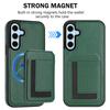 Dla Samsung Galaxy S24 Magnetyczne Etui TPU + Skóra PU Tylna Pokrywa Telefonu z Odpinanym Uchwytem na Karty