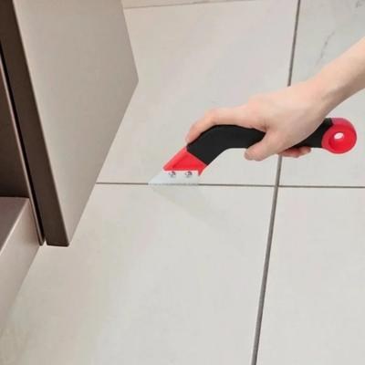 Zkosený designový odstraňovač spár dlaždic Plastová rukojeť Odstraňovač spár s odštípnutými částicemi Stěrka na suché cementové spáry