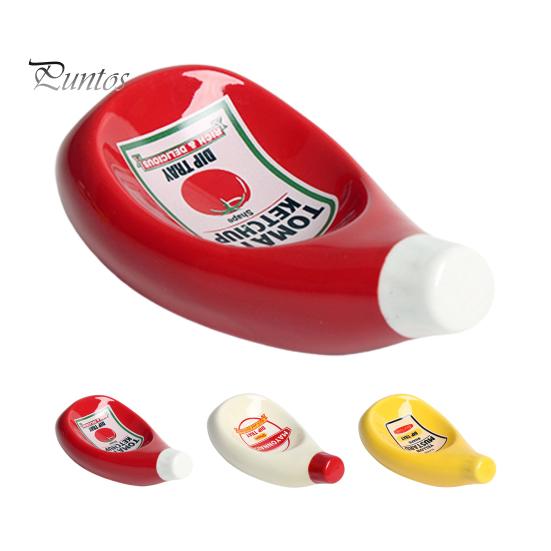 Dipping Dish Eye-catching Unique Shape Ceramic Tomato Ketchup Dipping Bowl Desktop Decor for Home