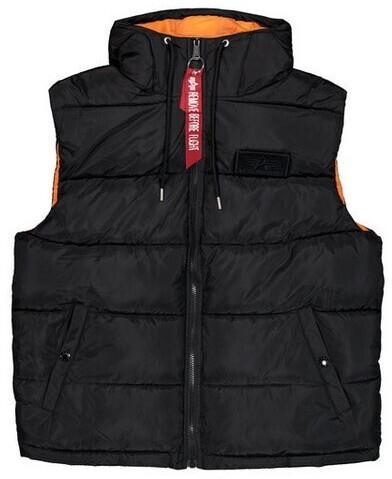 Winter Jacket Alpha Industries Hooded Puffer Vest (118110) Black