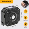 Smart Laser Distance Tape Measure 40M Laser Range 5M Steel Tape Front Back Reference Switch Unit Conversion LCD Display