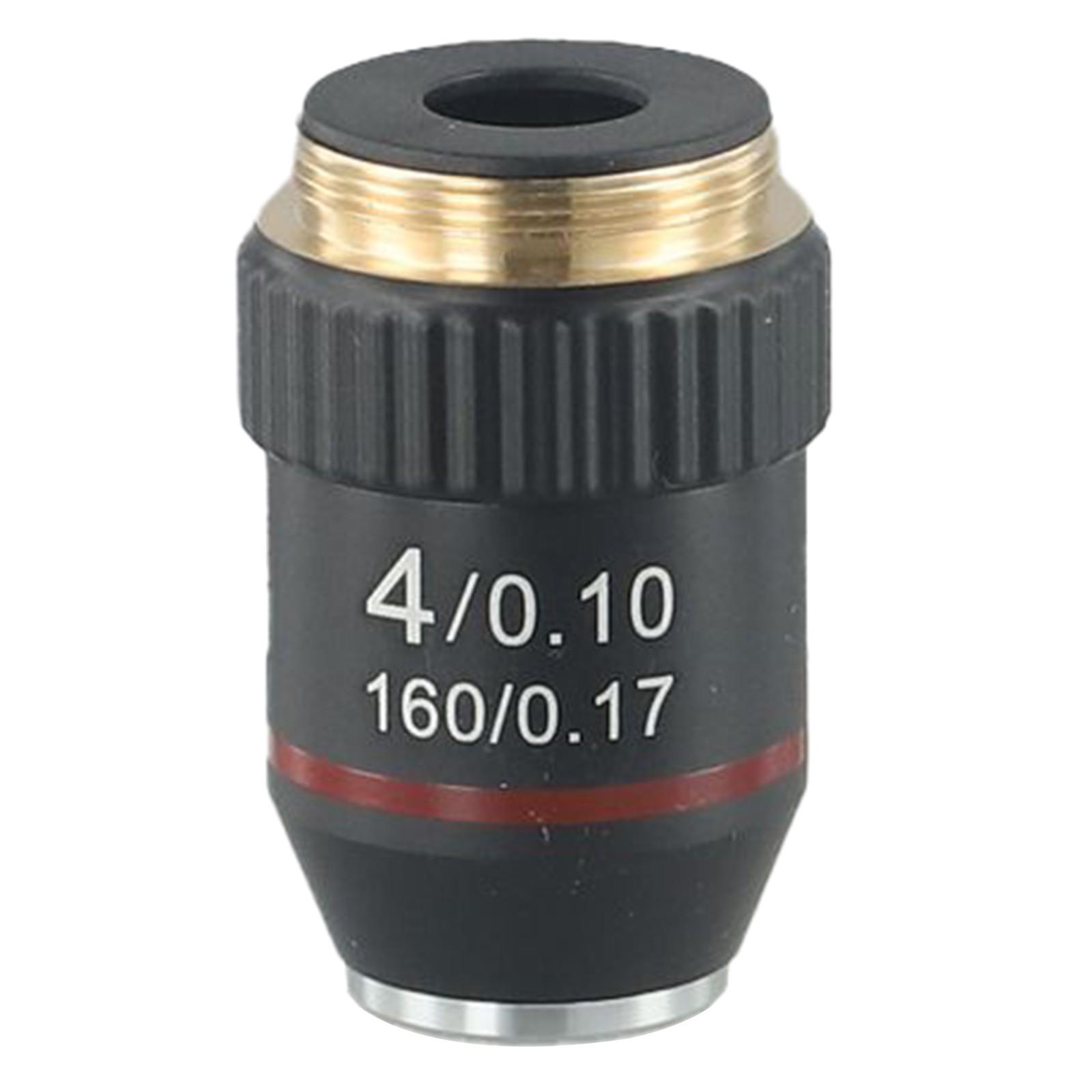 Coated Optical Parts 160mm Objective Lens Achromatic Objective Lens 4X