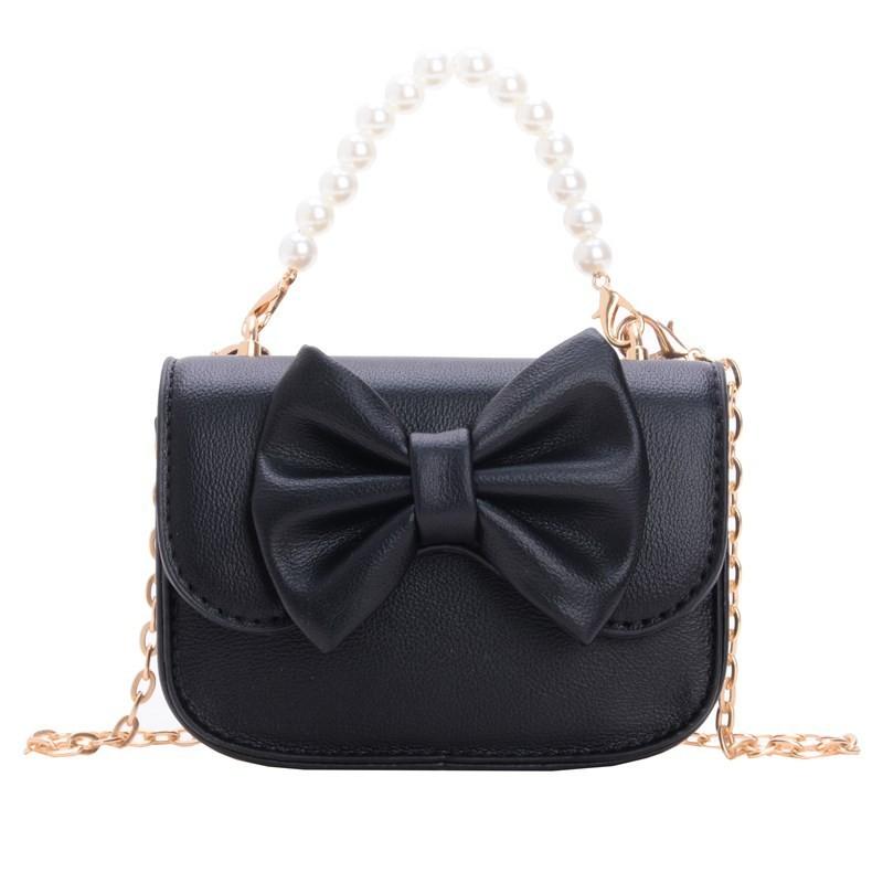 Kid Girl Single Shoulder Bag Pu Material With Stitching Design For Daily Use