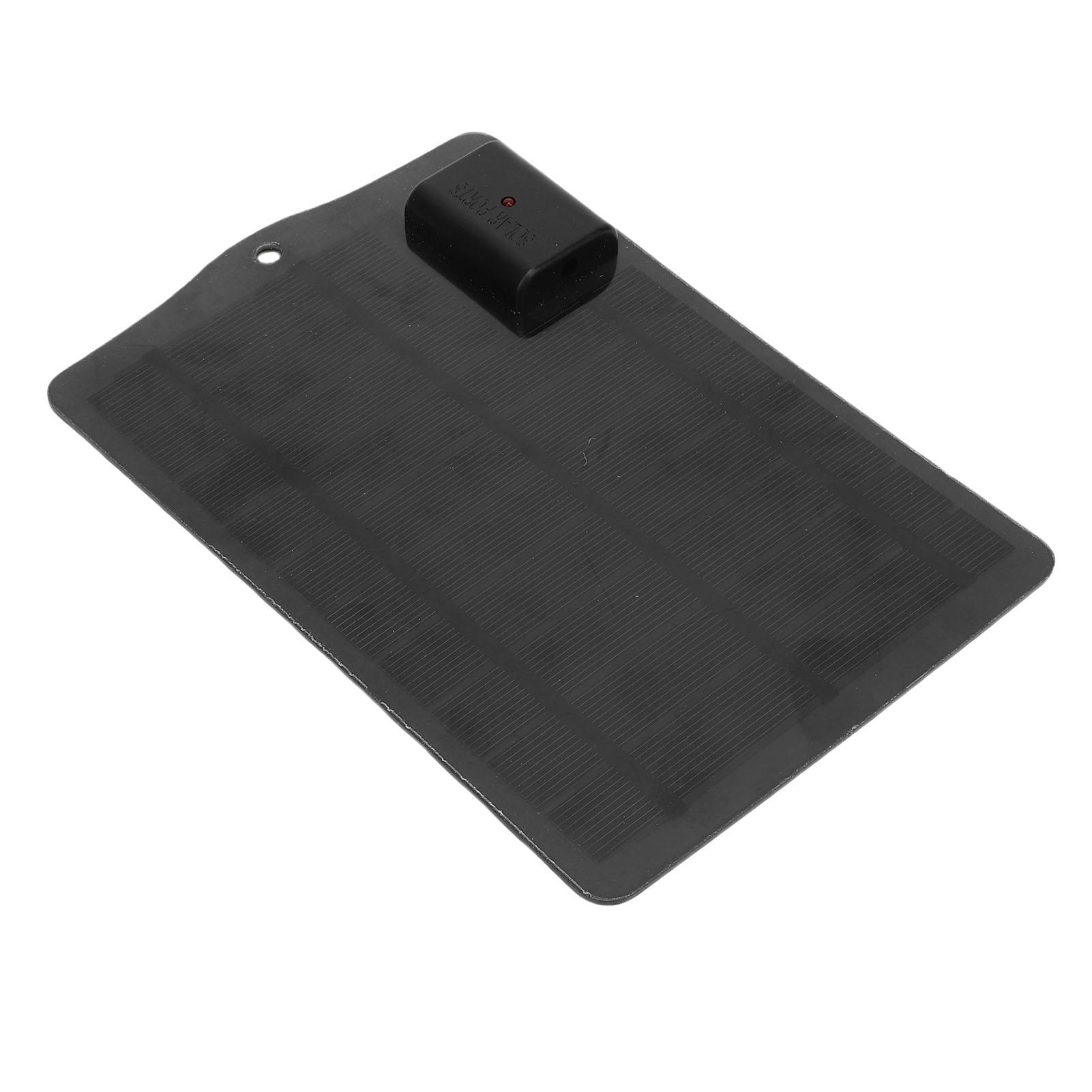 7W Solar Panel   Monocrystalline Silicon Portable Small Solar Panel for Outdoor Emergency