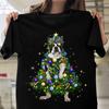 Dog Tree Christmas T Shirt Black Short Sleeve Unisex All Size S-234XL
