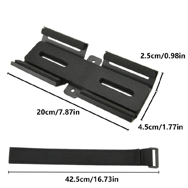 Sturdy Bike Speaker Holder Mount Bracket Galvanized Steel Fixing Base with EVA Cushioning for Enhancing Durability