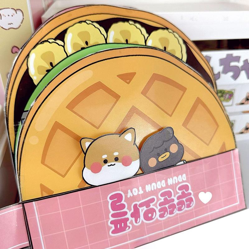 Waffle Knead Creative Cute Quiet Book Decompression Toy Book Handmade Diy Homemade Book Material Pack