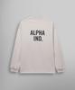 ALPHA INDUSTRIES Unfrm Long Sleeve Pocket T-Shirt Ivory