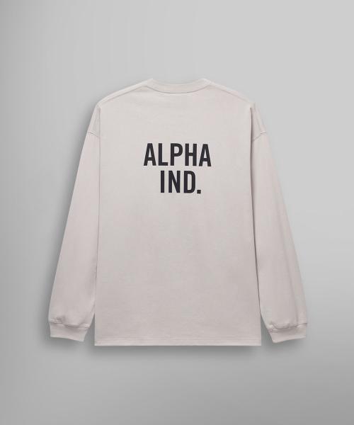 ALPHA INDUSTRIES Unfrm Long Sleeve Pocket T-Shirt Ivory