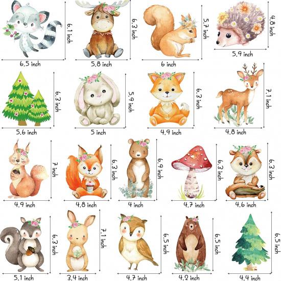 Woodland Party Decorations 20pcs Woodland Animals Hanging Swirls Forest Animals Foil Ceiling Decorations for Woodland Theme Birthday Party Baby